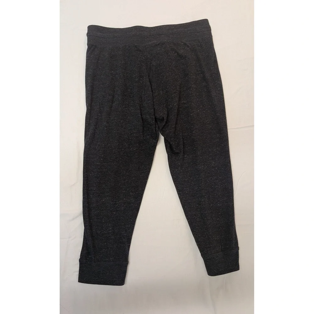 Nike Sportswear Charcoal Heather Jogger Sweatpants Women's Small Just Do It Logo